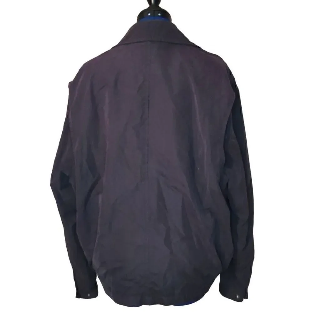 London Fog Men’s Auburn Zip-Front Golf Jacket Dark Brown Large